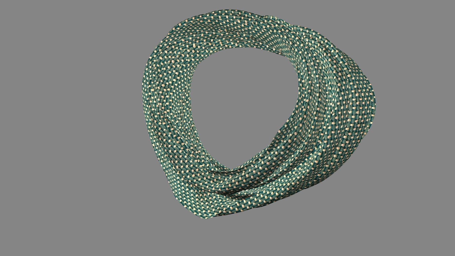 Dress collars scarves and necklaces decorated 3d models 3D model_6