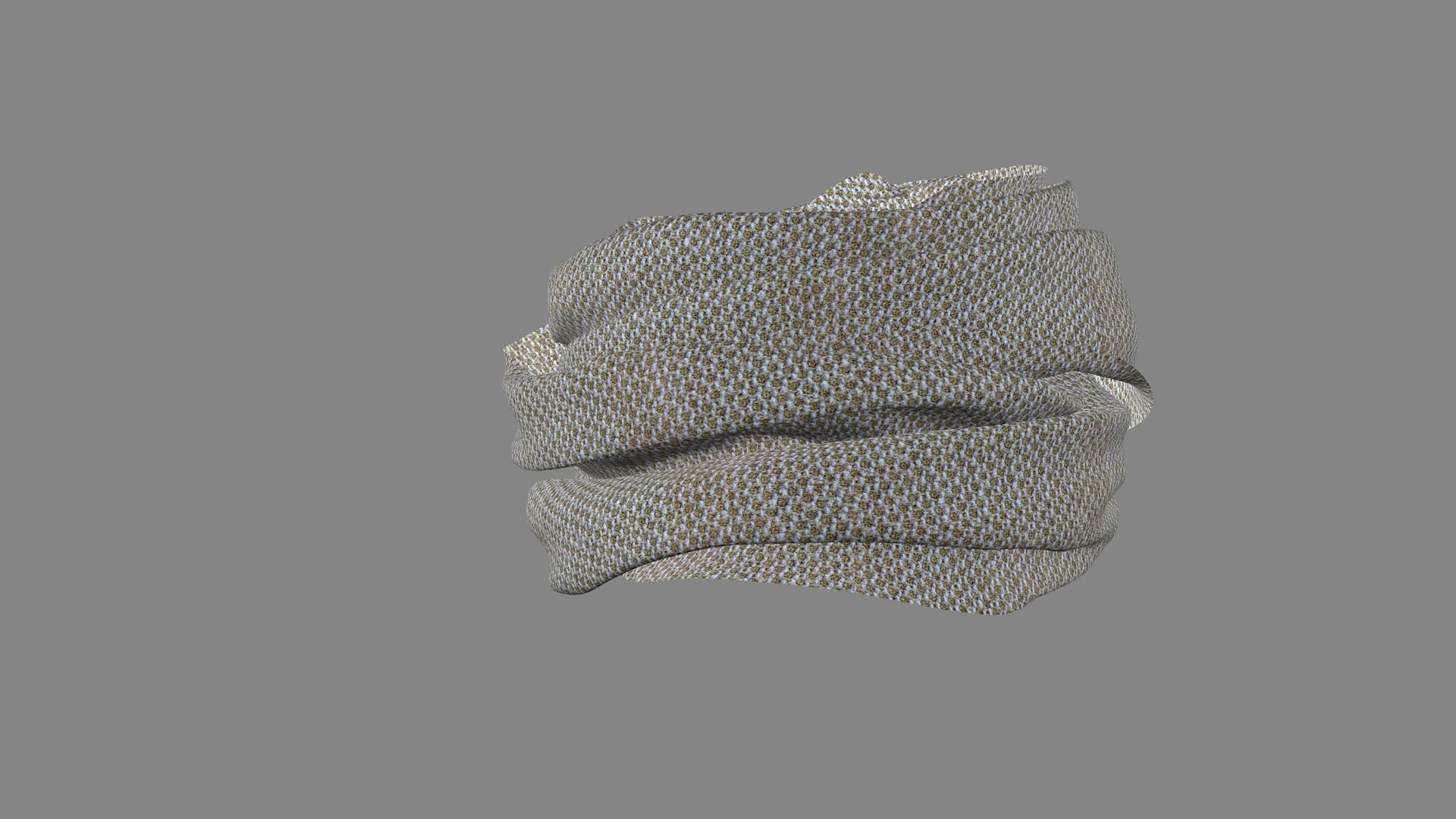 Dress collars scarves and necklaces decorated 3d models 3D model_4