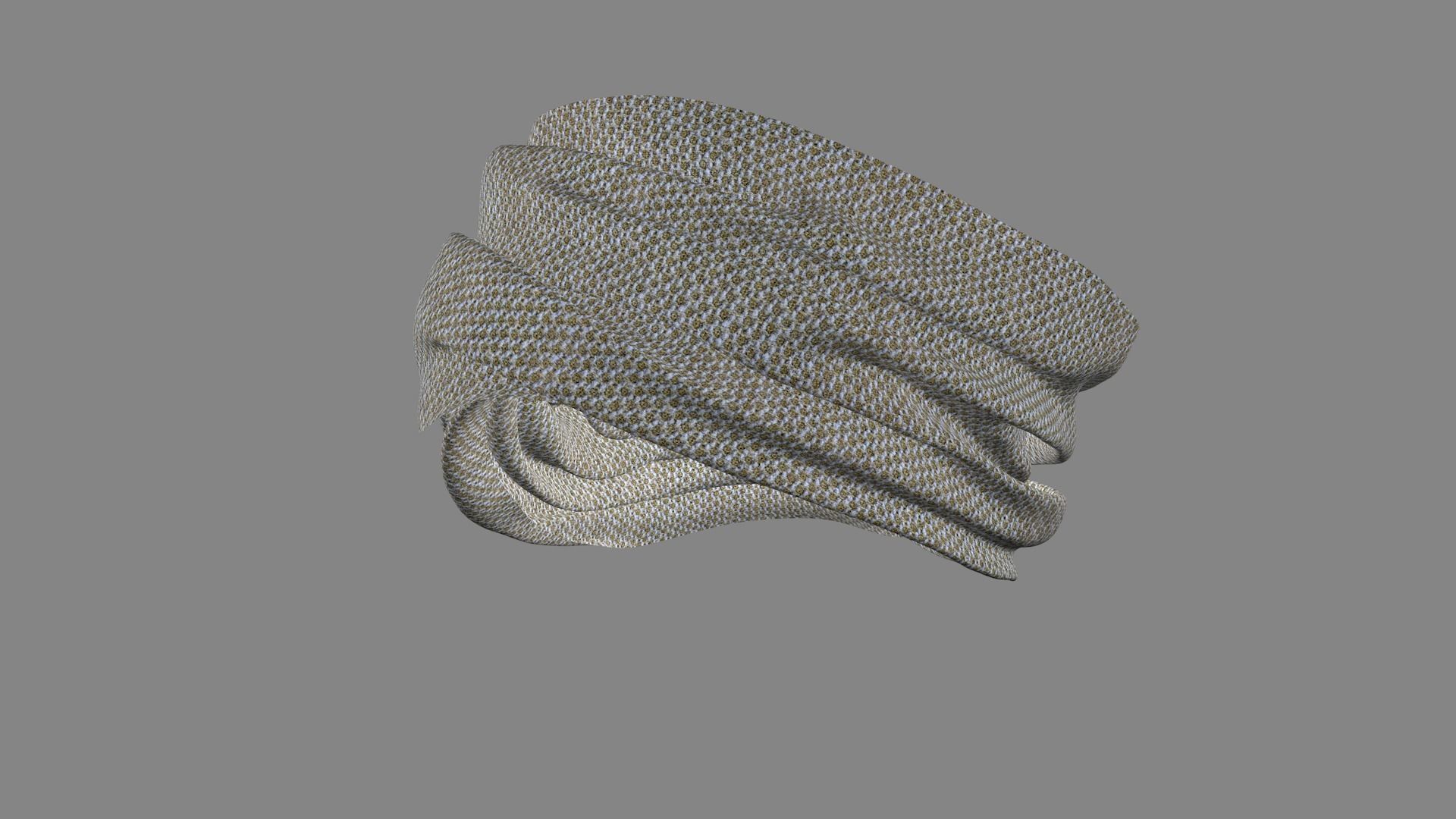 Dress collars scarves and necklaces decorated 3d models 3D model_6