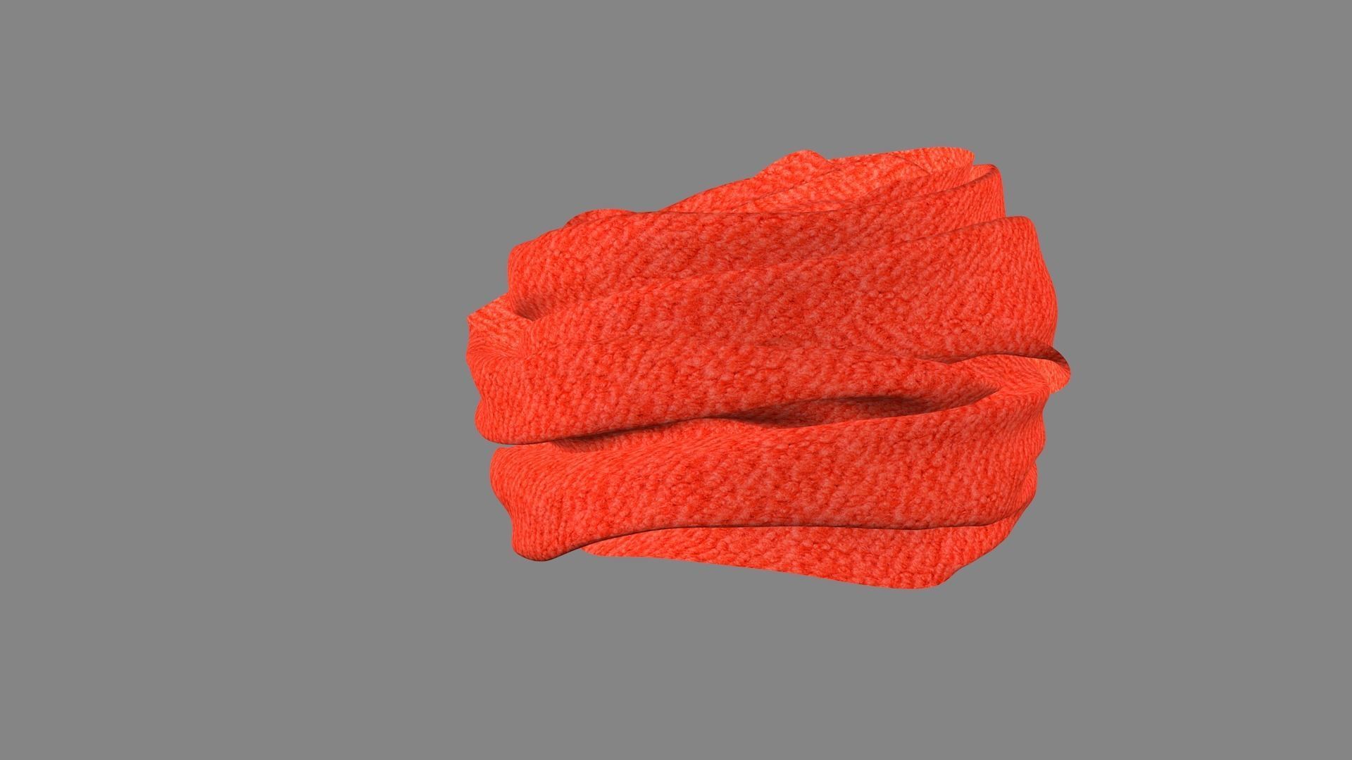 Dress collars scarves and necklaces decorated 3d models 3D model_5