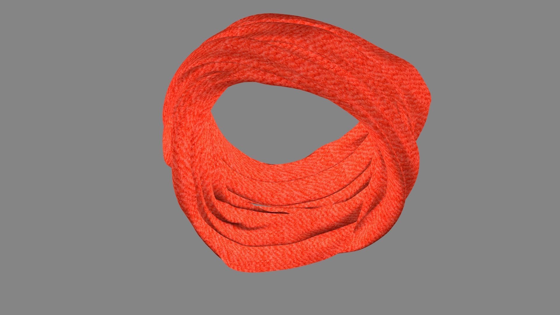Dress collars scarves and necklaces decorated 3d models 3D model_4