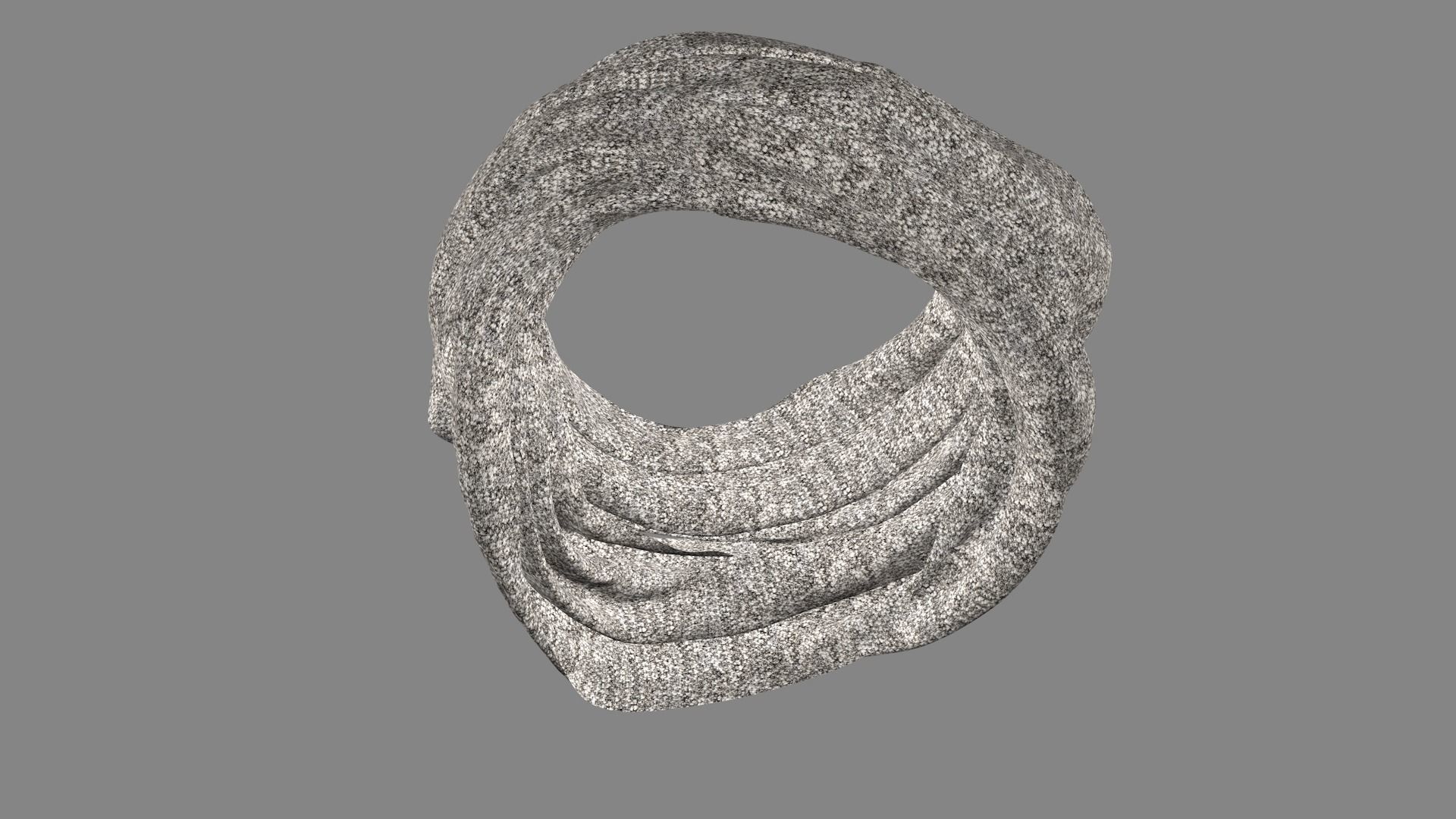 Dress collars scarves and necklaces decorated 3d models 3D model_5