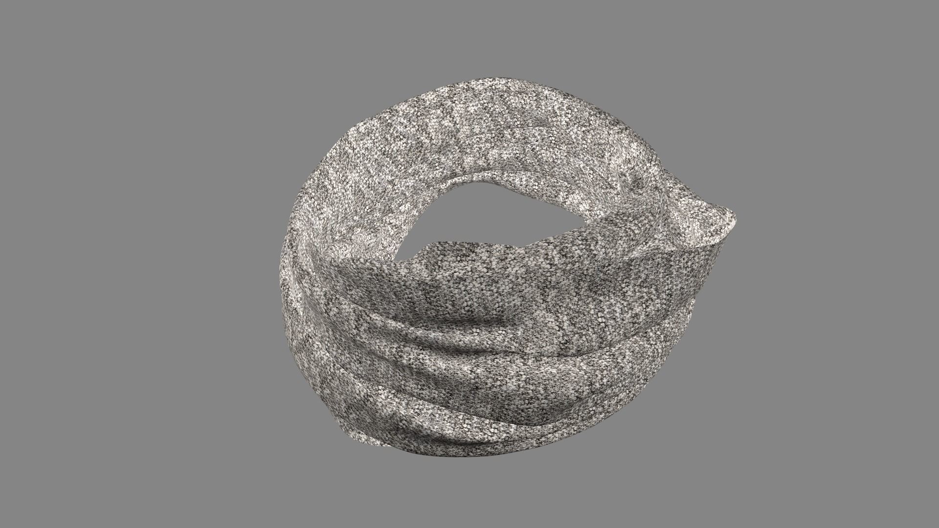 Dress collars scarves and necklaces decorated 3d models 3D model_4