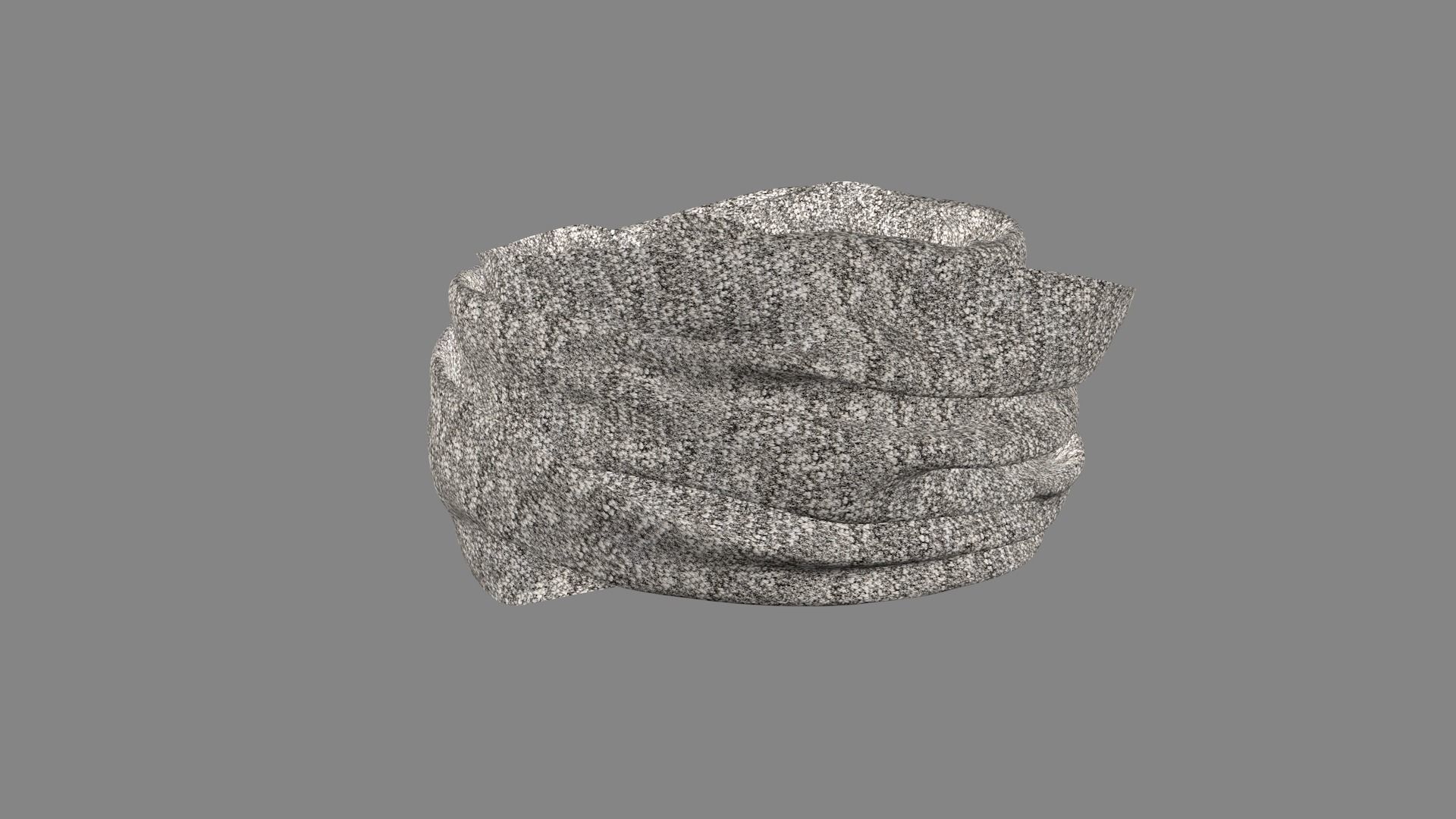 Dress collars scarves and necklaces decorated 3d models 3D model_3