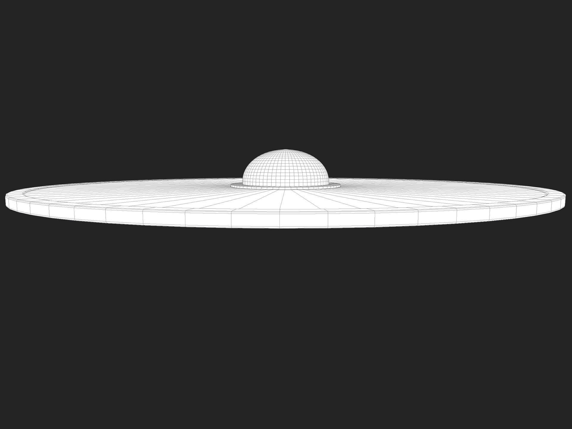 Viking shield Low-poly 3D model_11