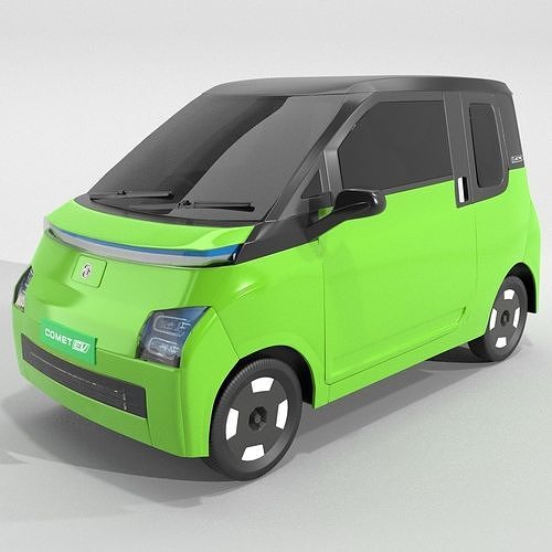 MG Comet Electrick Car Green 3D model