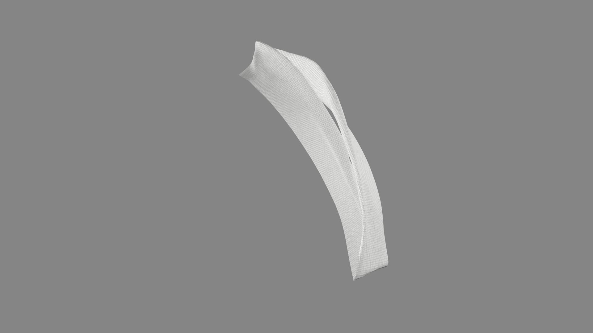 Dress collars scarves and necklaces decorated 3d models 3D model_4