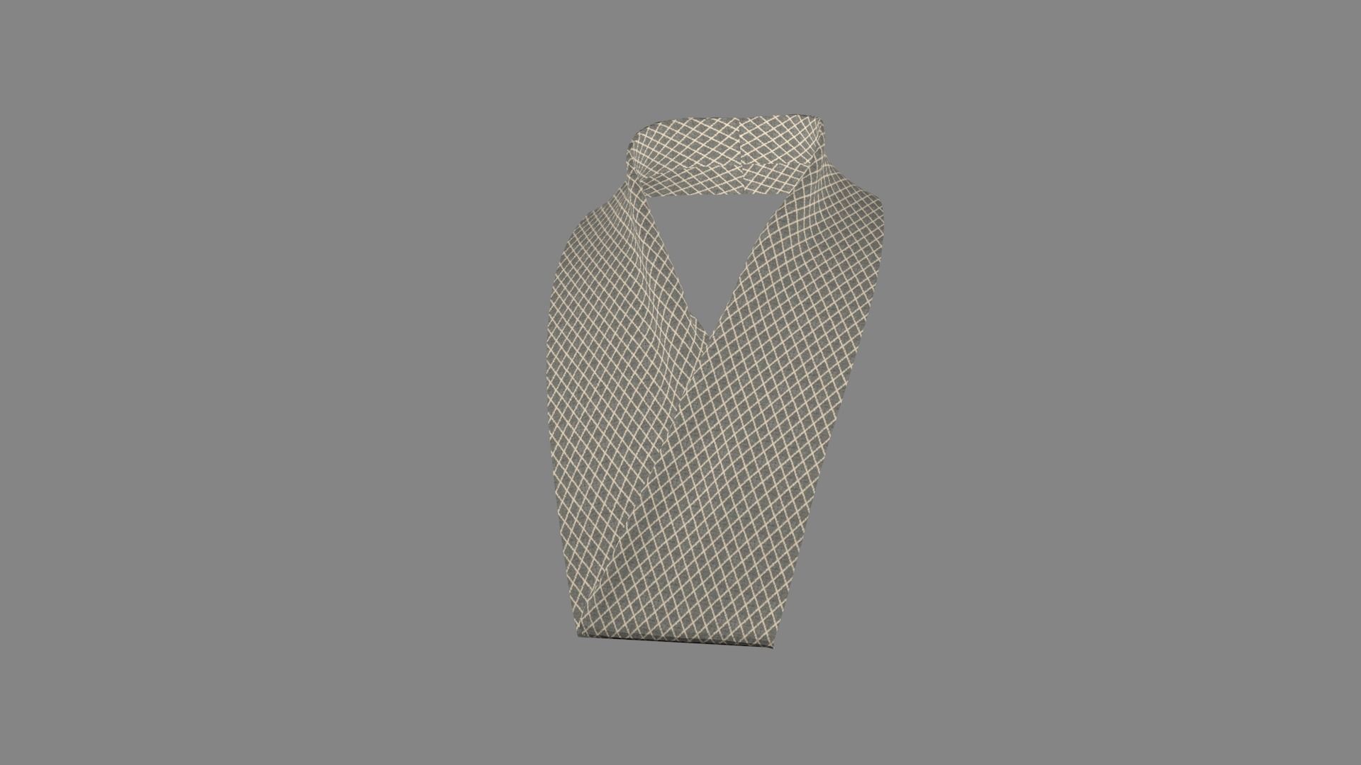 Dress collars scarves and necklaces decorated 3d models 3D model_4