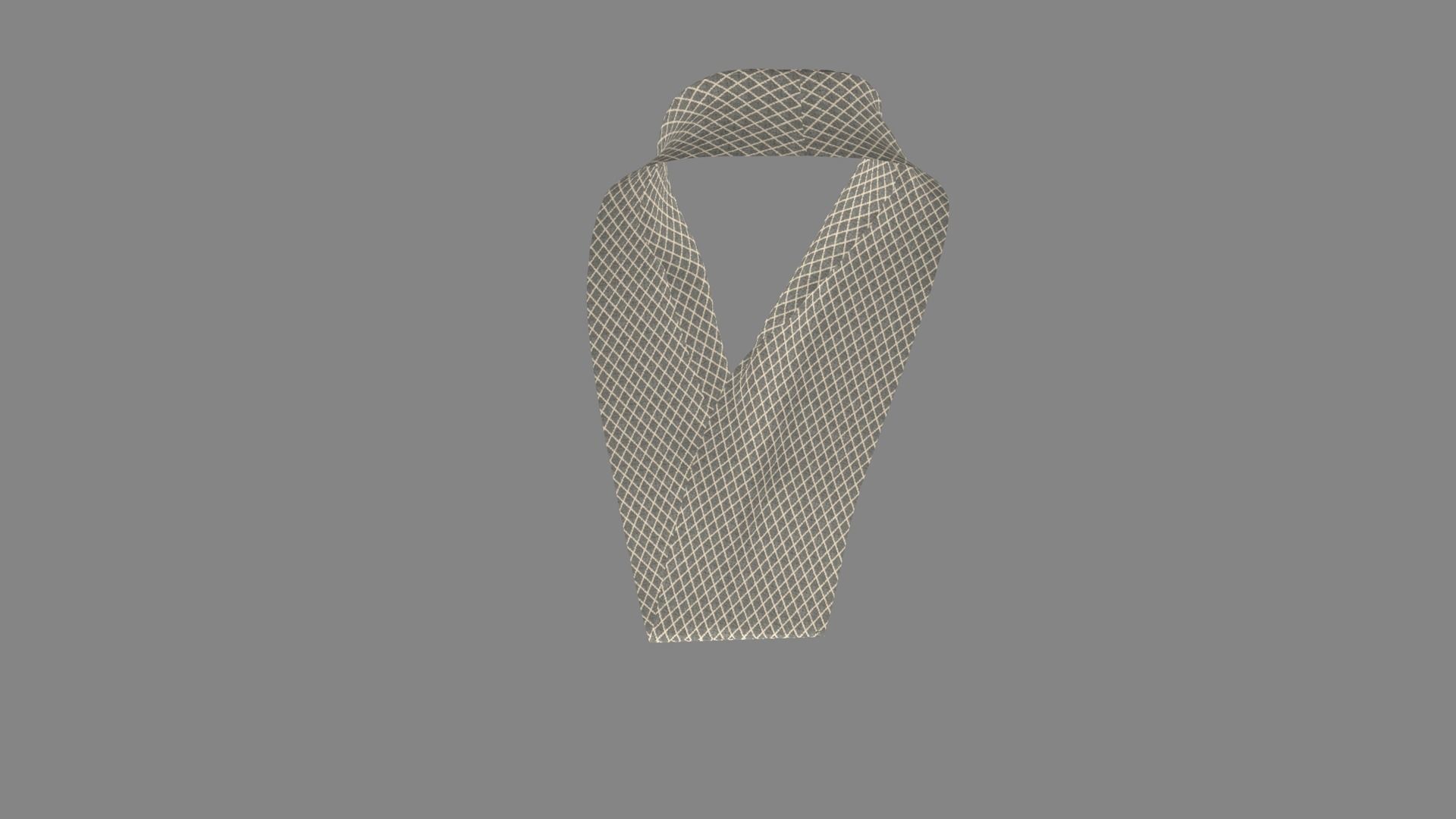 Dress collars scarves and necklaces decorated 3d models 3D model_6