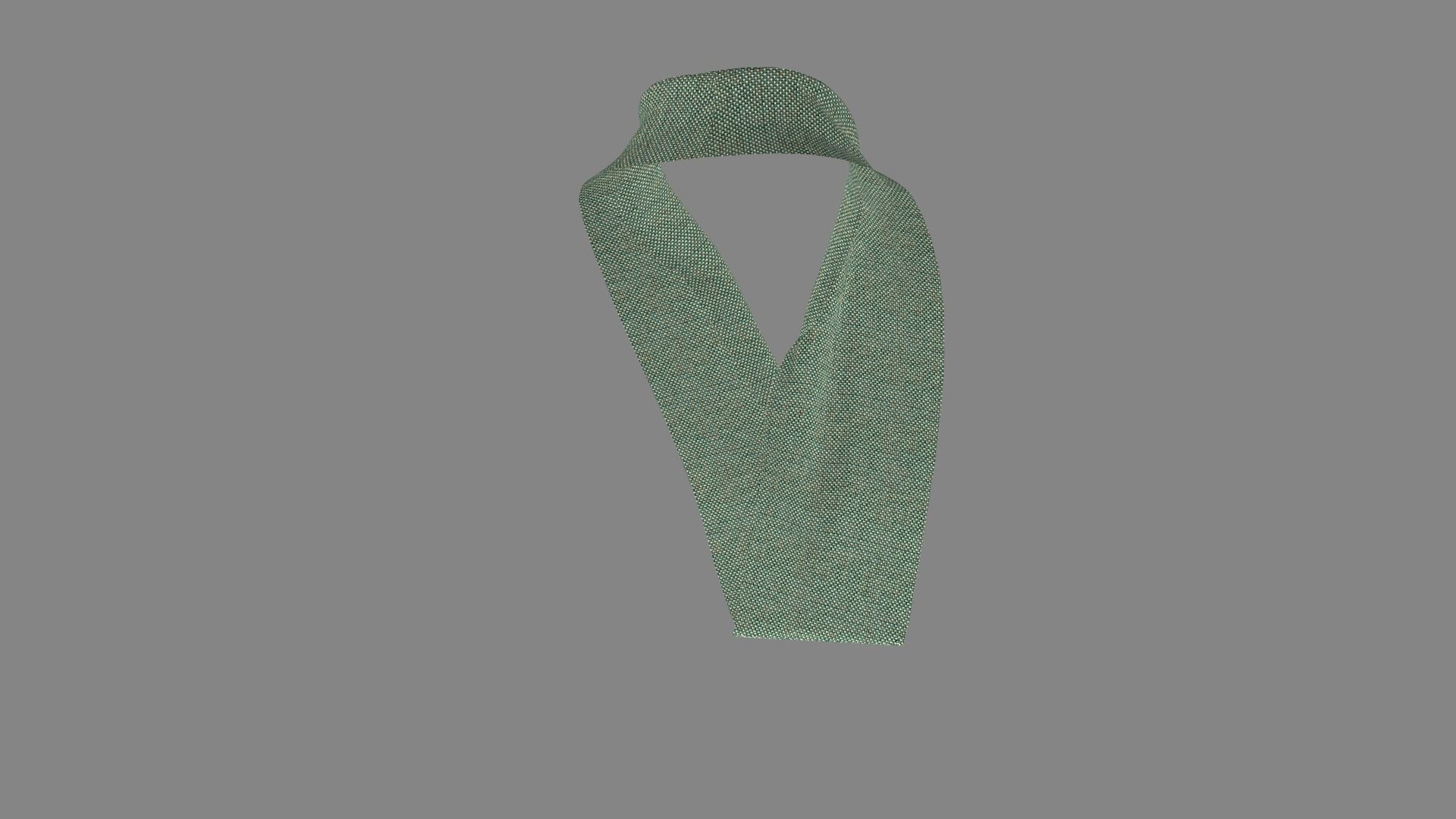 Dress collars scarves and necklaces decorated 3d models 3D model_5