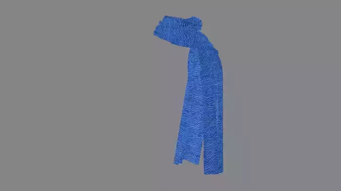 Dress collars scarves and necklaces decorated 3d models