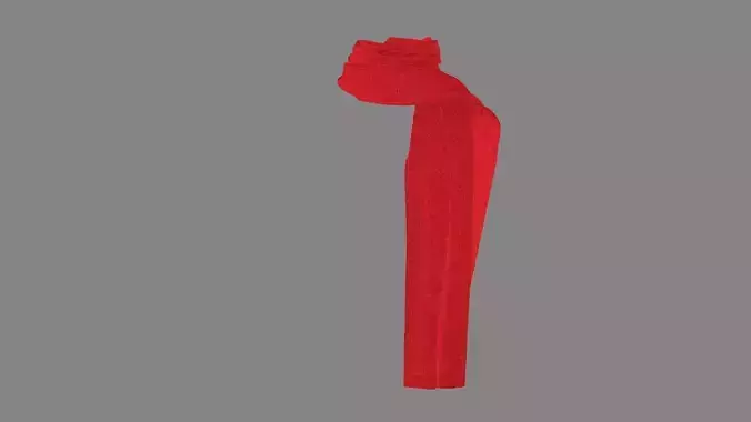 Dress collars scarves and necklaces decorated 3d models
