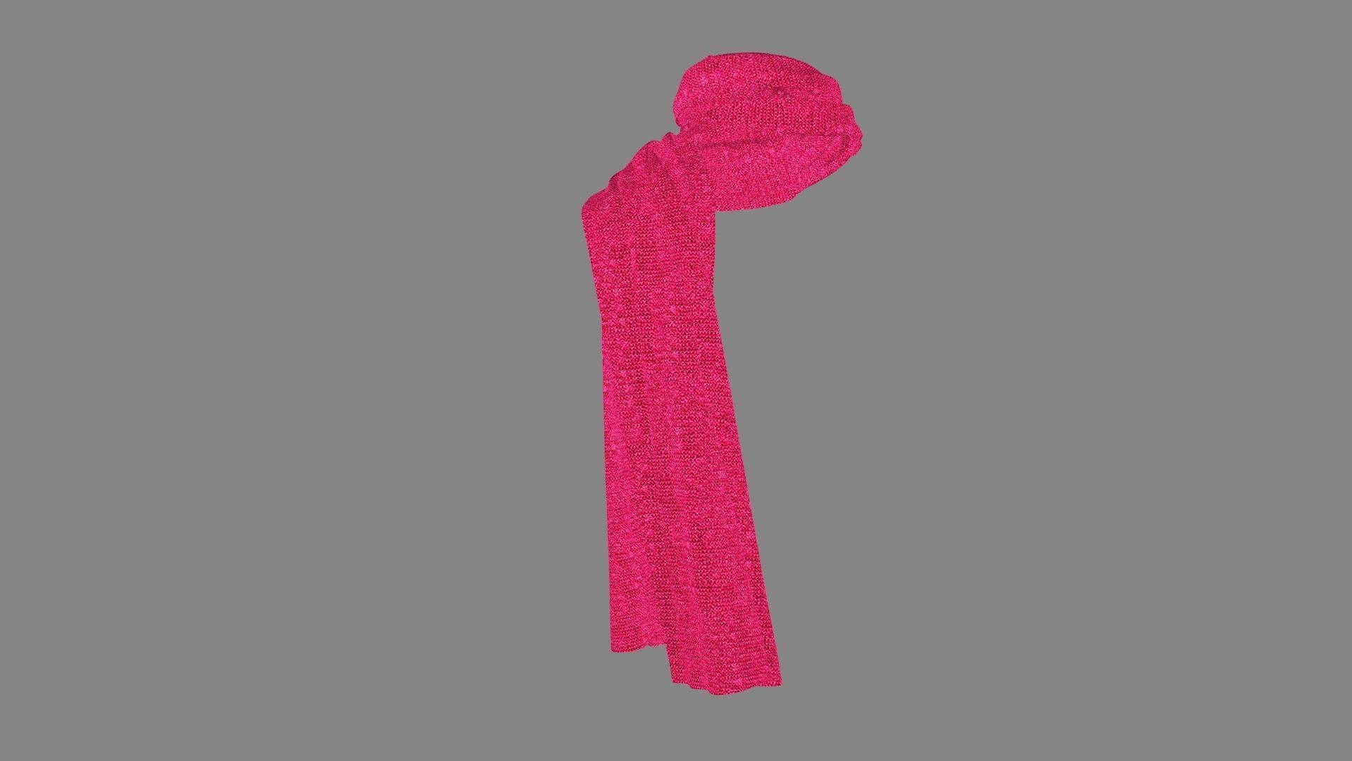 Dress collars scarves and necklaces decorated 3d models 3D model_3