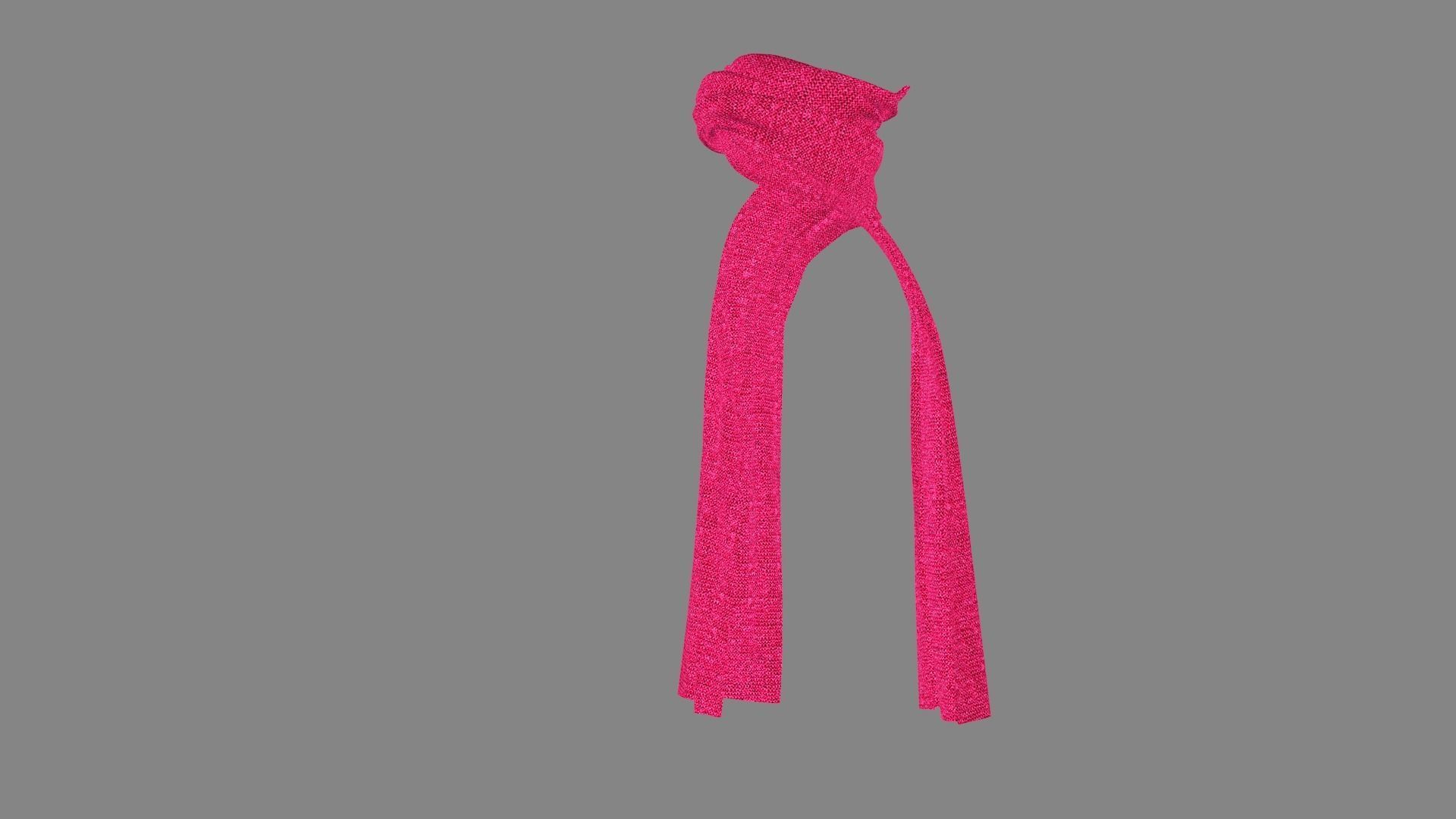Dress collars scarves and necklaces decorated 3d models 3D model_5