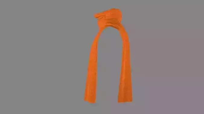 Dress collars scarves and necklaces decorated 3d models