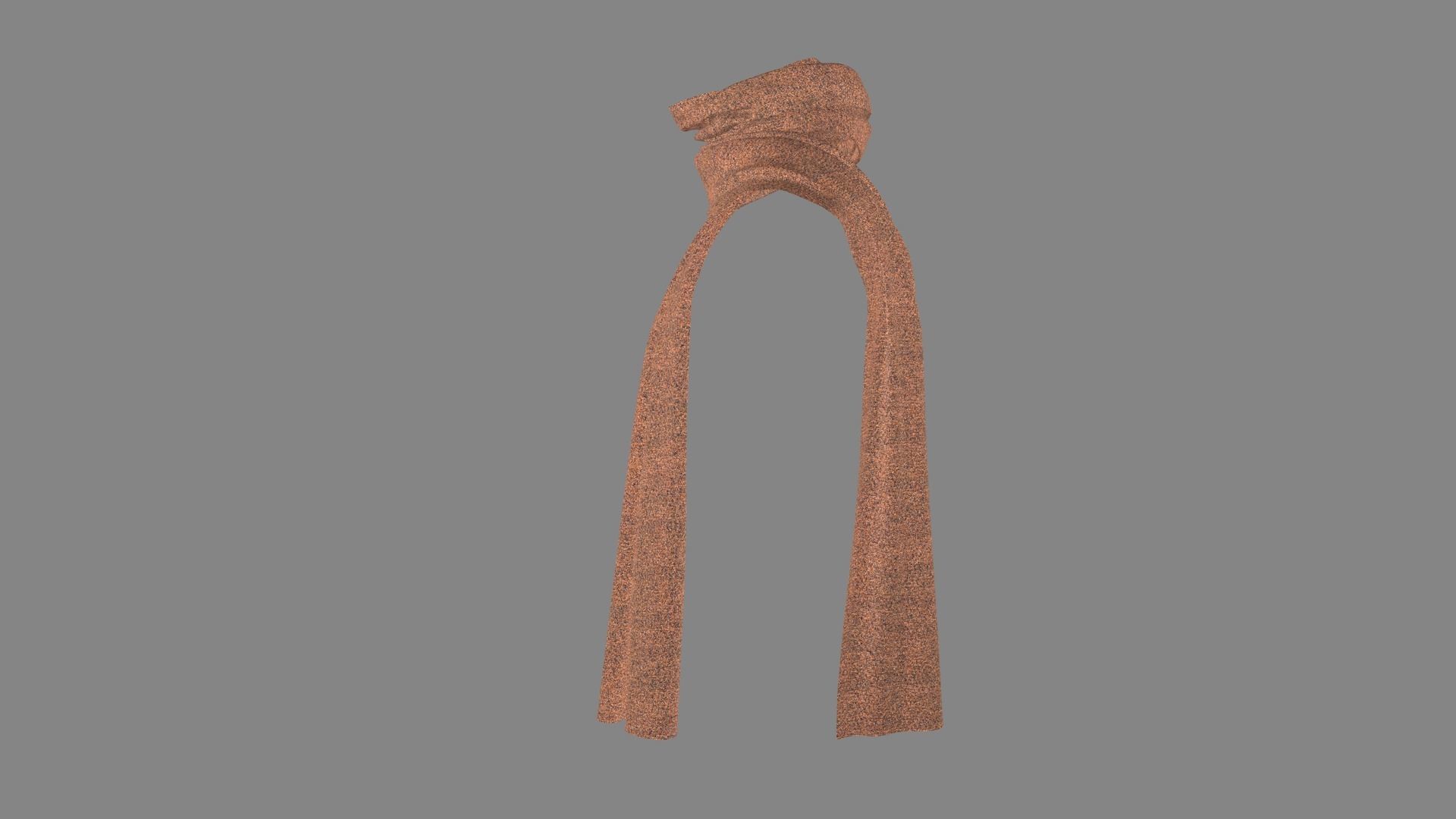 Dress collars scarves and necklaces decorated 3d models 3D model_5