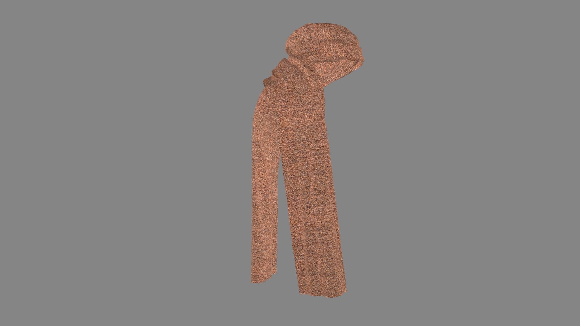 Dress collars scarves and necklaces decorated 3d models 3D model_6
