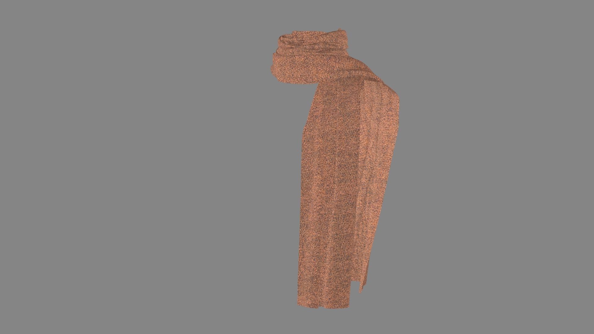 Dress collars scarves and necklaces decorated 3d models 3D model_4