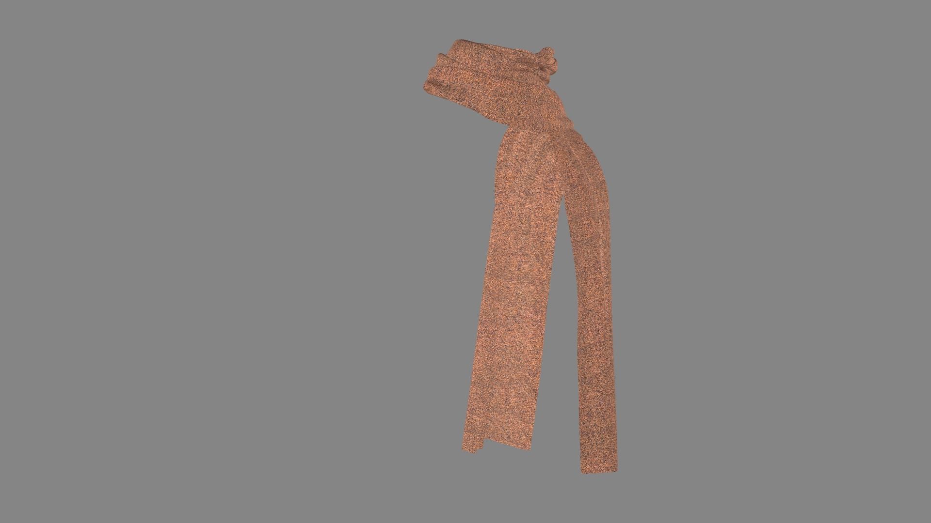 Dress collars scarves and necklaces decorated 3d models 3D model_3