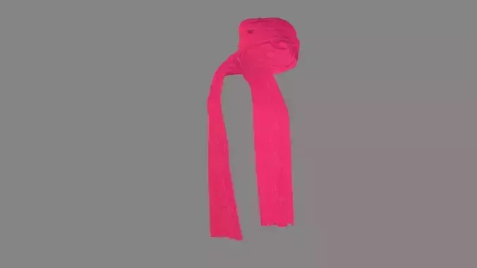 Dress collars scarves and necklaces decorated 3d models