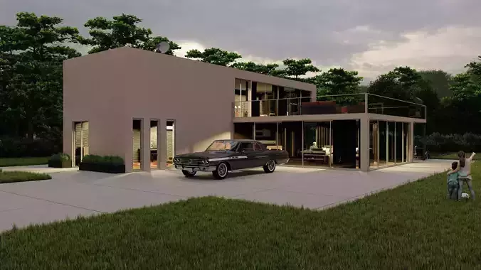 modern villa concept