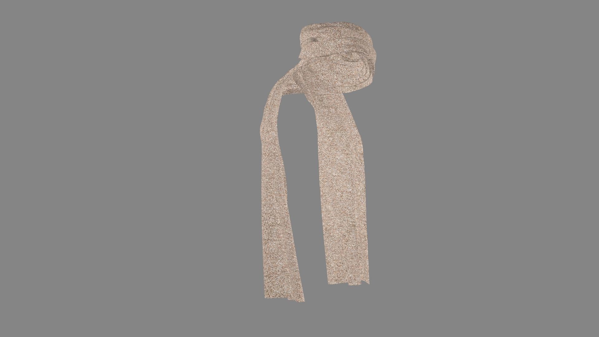 Dress collars scarves and necklaces decorated 3d models 3D model_6