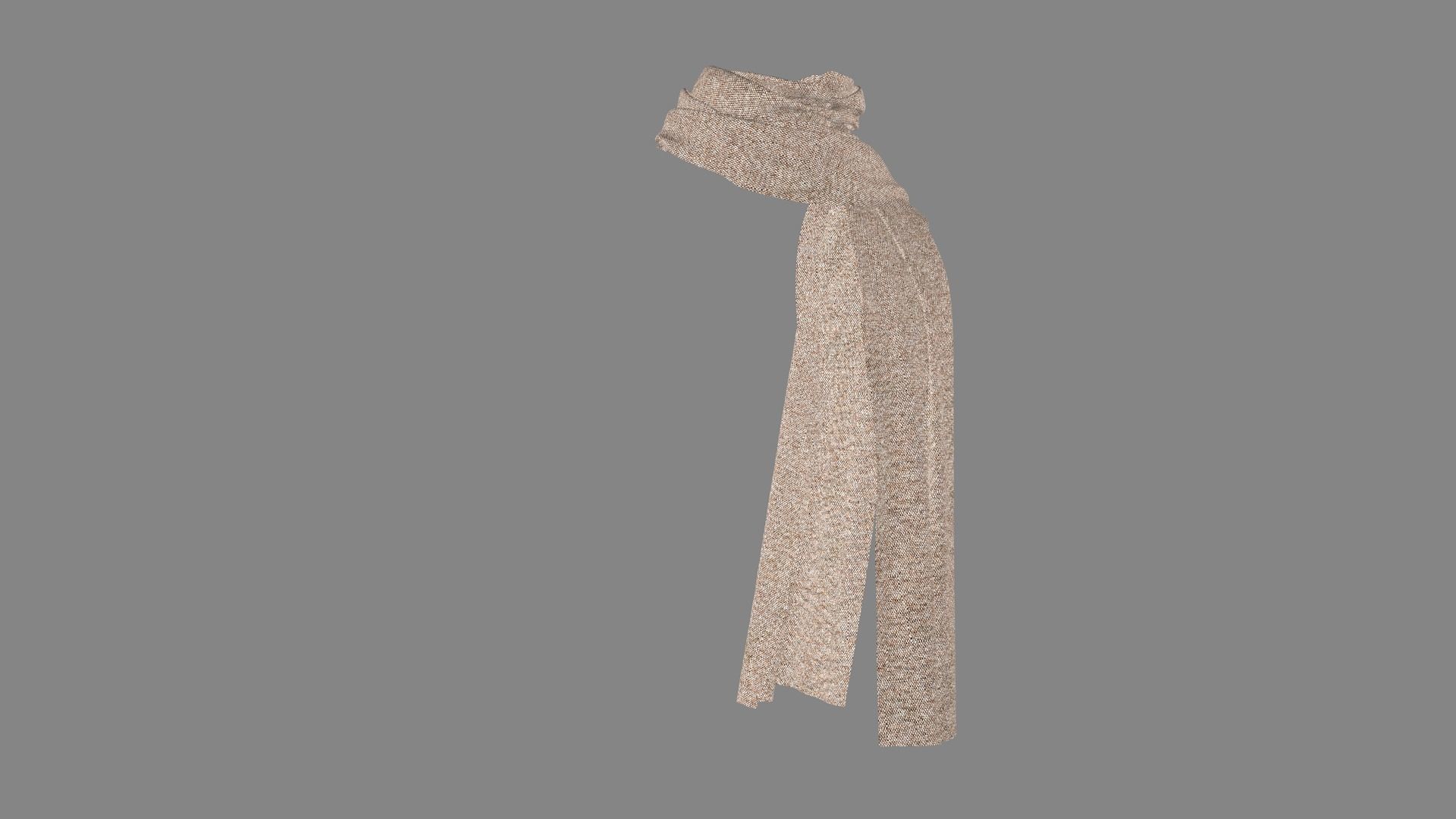 Dress collars scarves and necklaces decorated 3d models 3D model_2