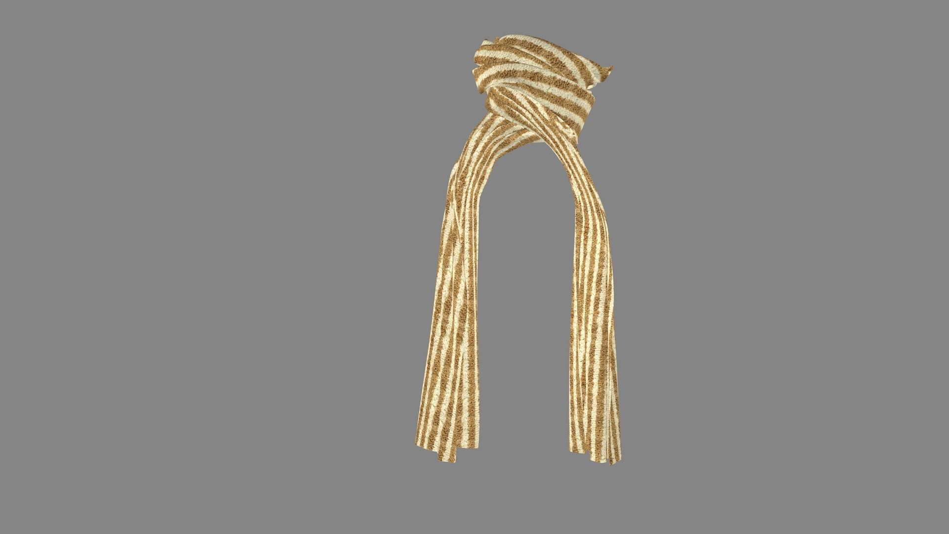 Dress collars scarves and necklaces decorated 3d models 3D model_3