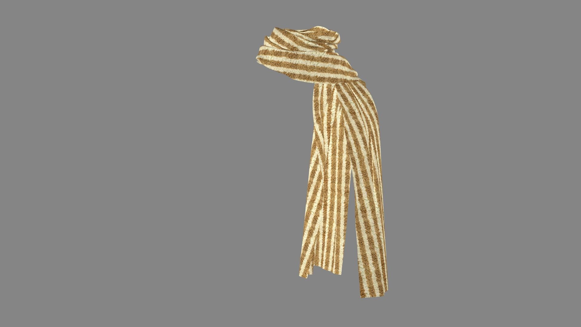 Dress collars scarves and necklaces decorated 3d models 3D model_4