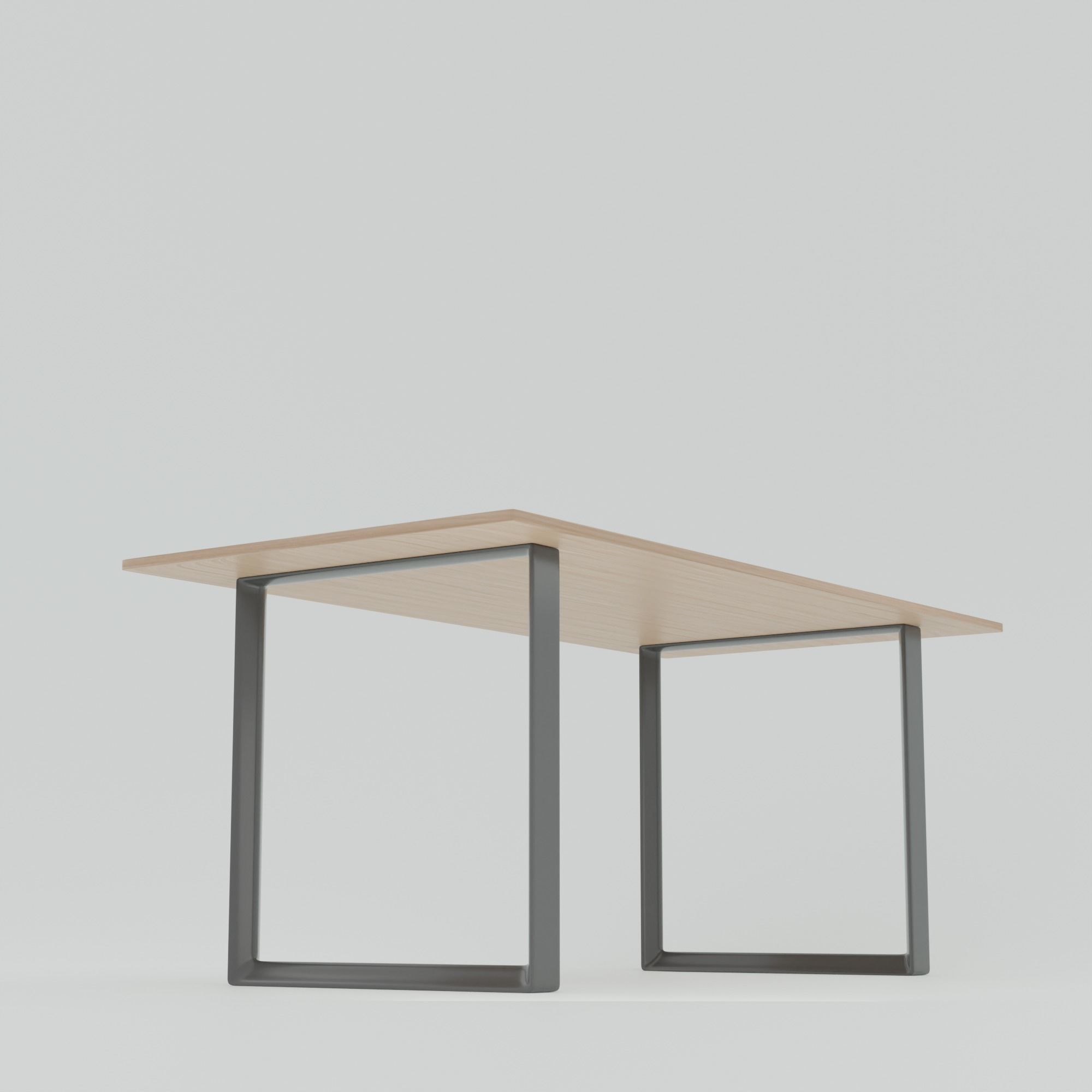 Table by Muuto Low-poly 3D model_7