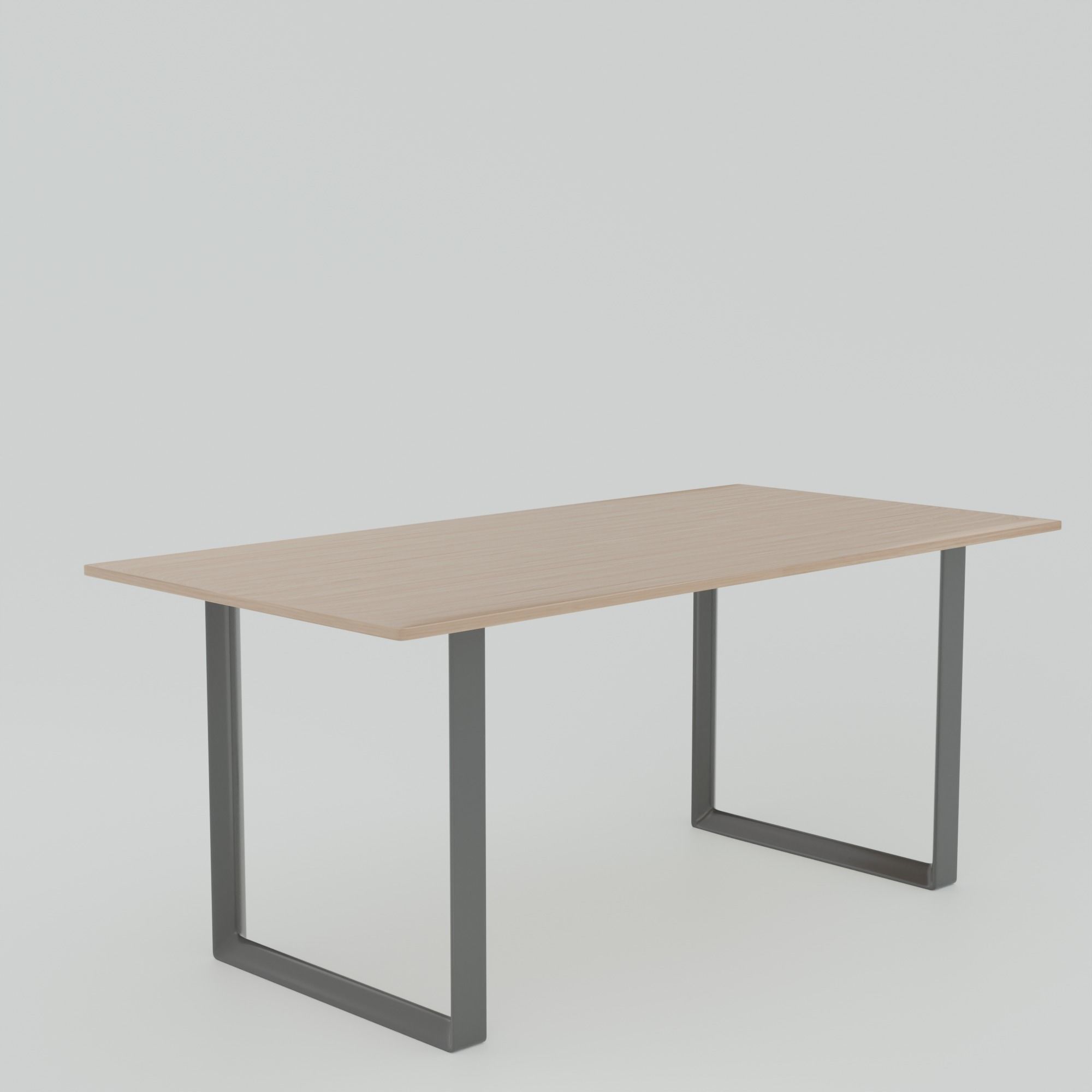 Table by Muuto Low-poly 3D model_1