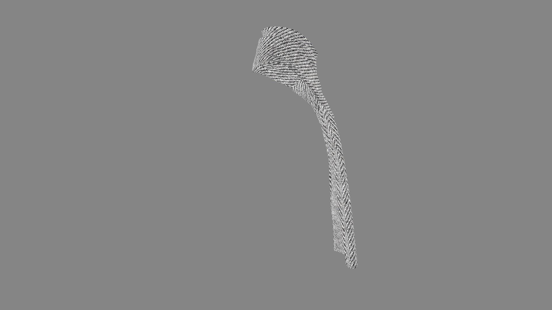 Dress collars scarves and necklaces decorated 3d models 3D model_5