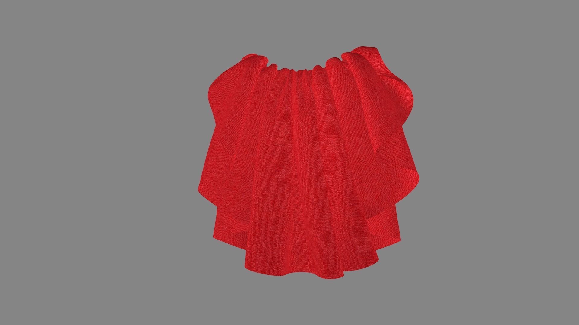 Dress collars scarves and necklaces decorated 3d models 3D model_2