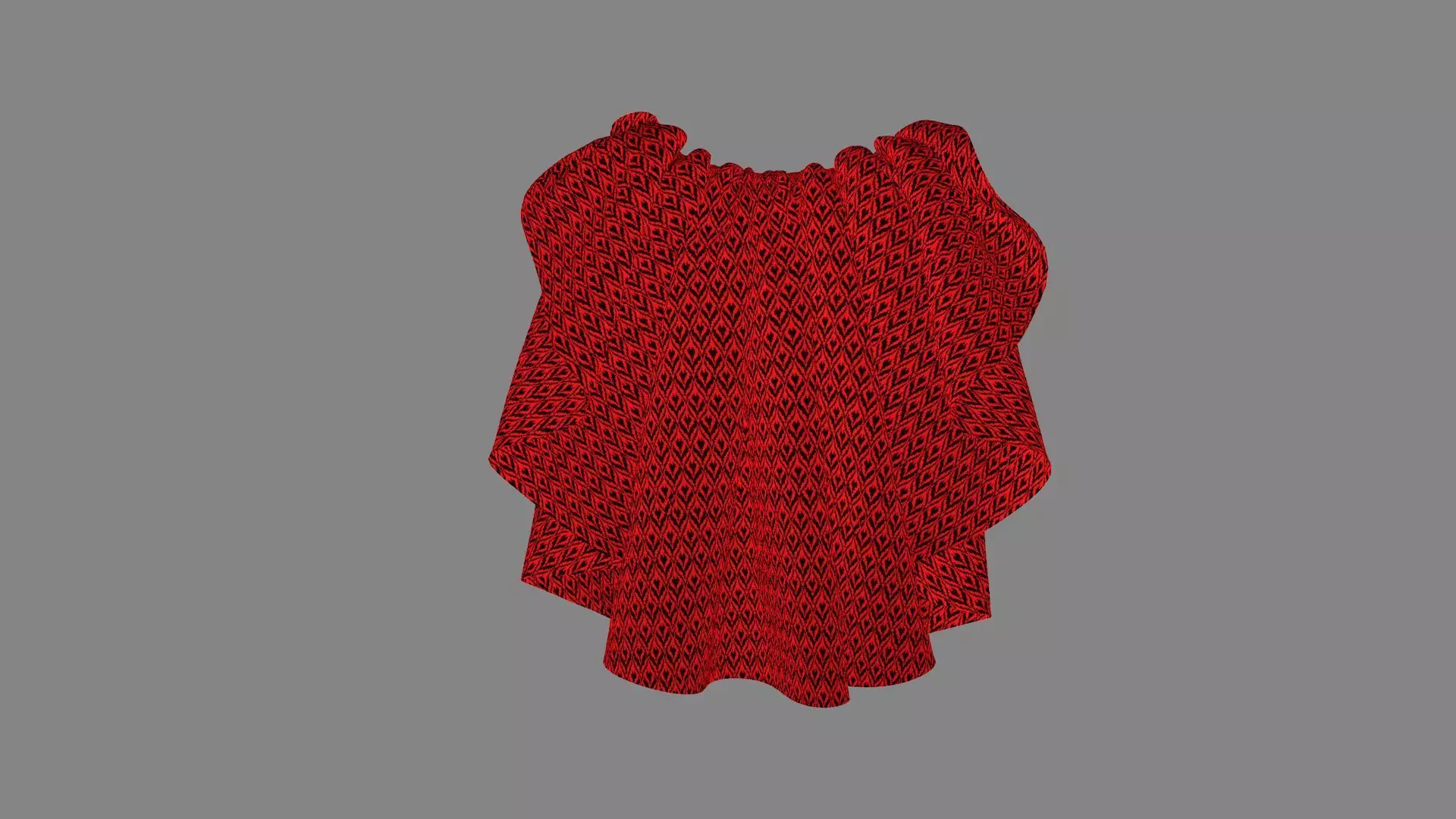 Dress collars scarves and necklaces decorated 3d models 3D model_0