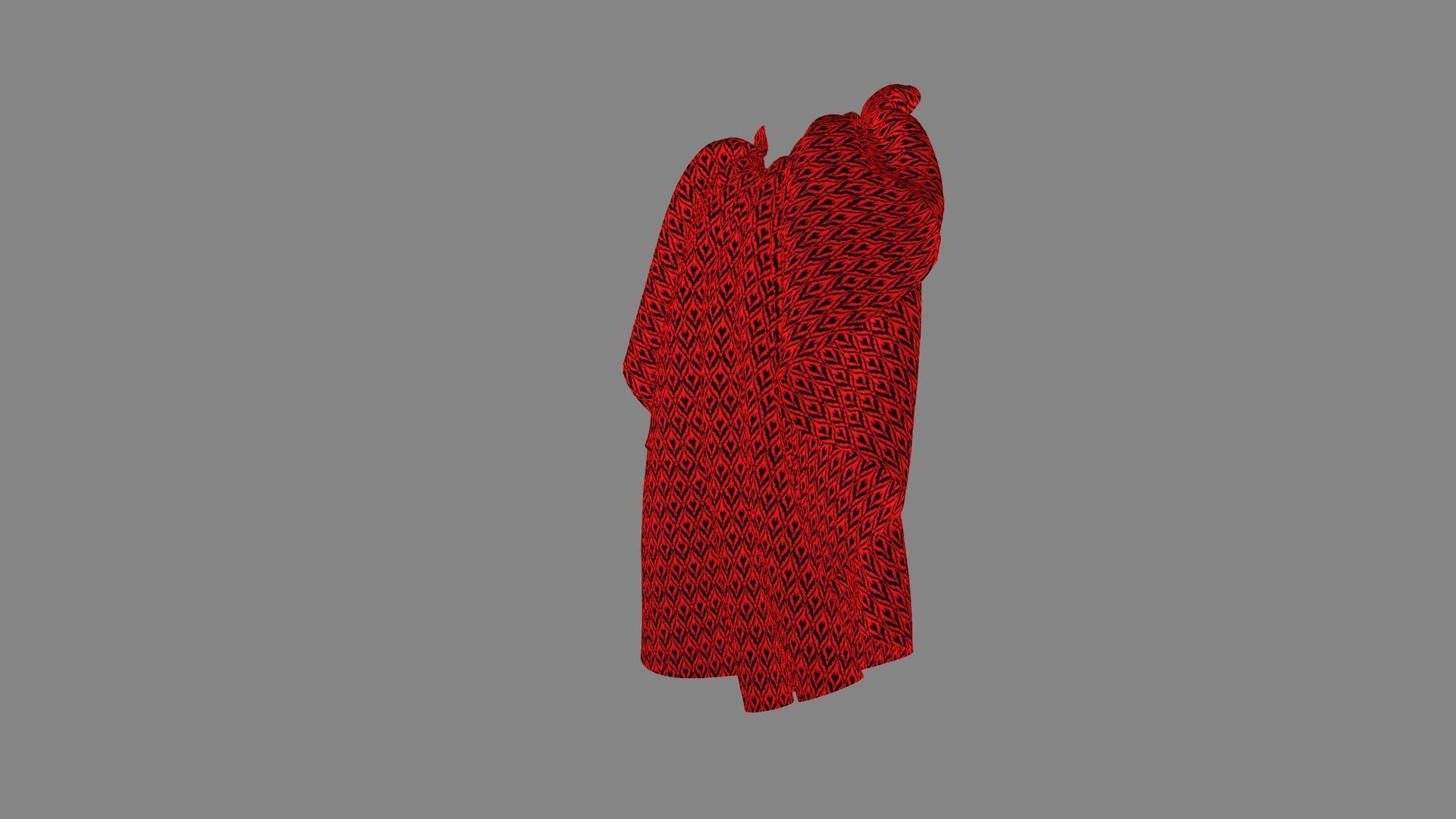 Dress collars scarves and necklaces decorated 3d models 3D model_2