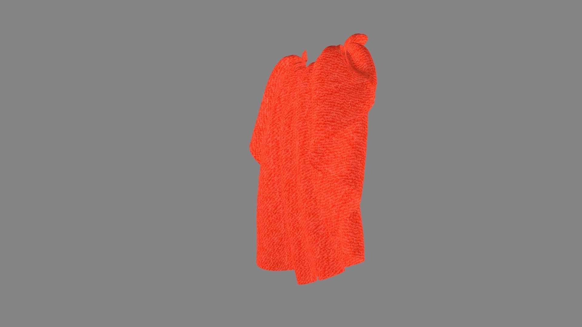 Dress collars scarves and necklaces decorated 3d models 3D model_2