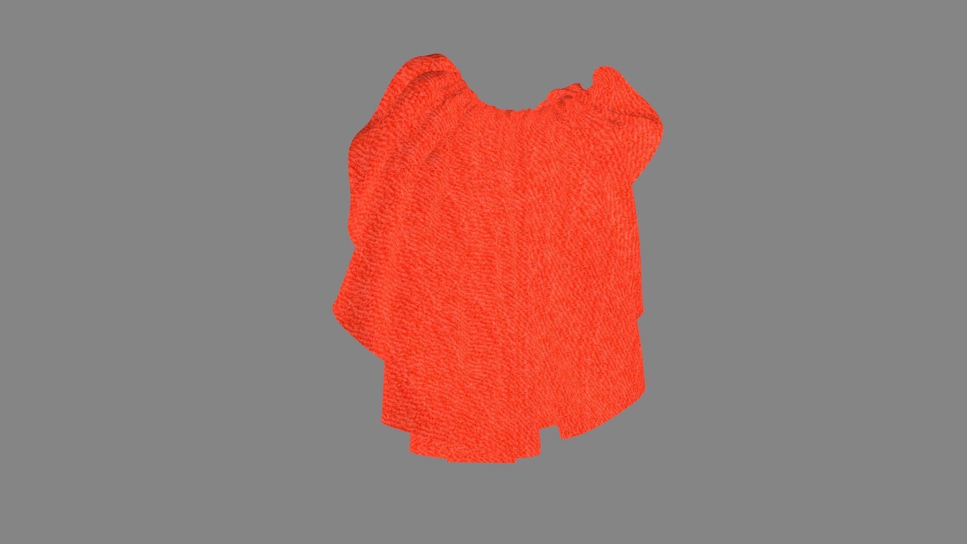 Dress collars scarves and necklaces decorated 3d models 3D model_4