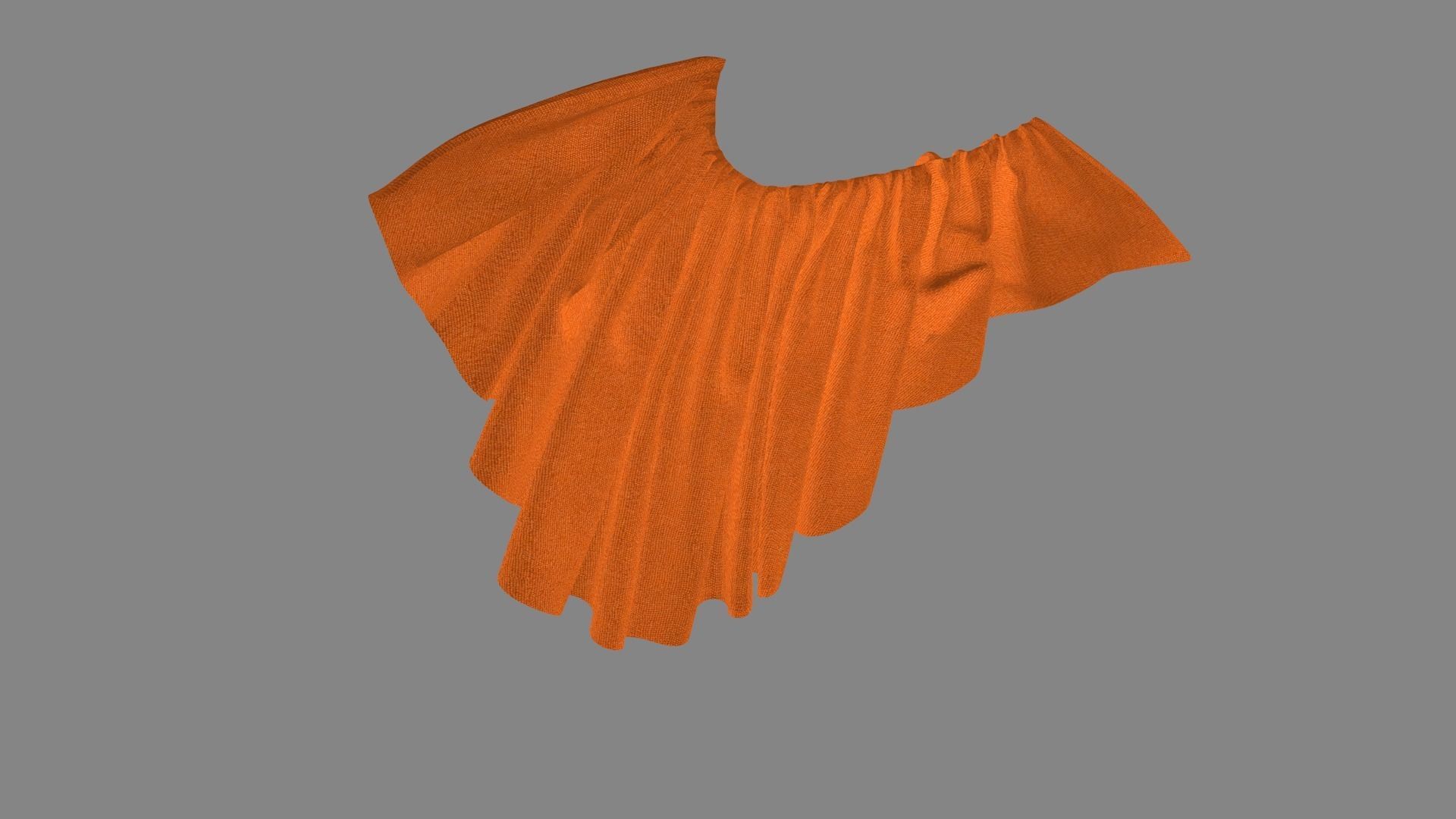 Dress collars scarves and necklaces decorated 3d models 3D model_3