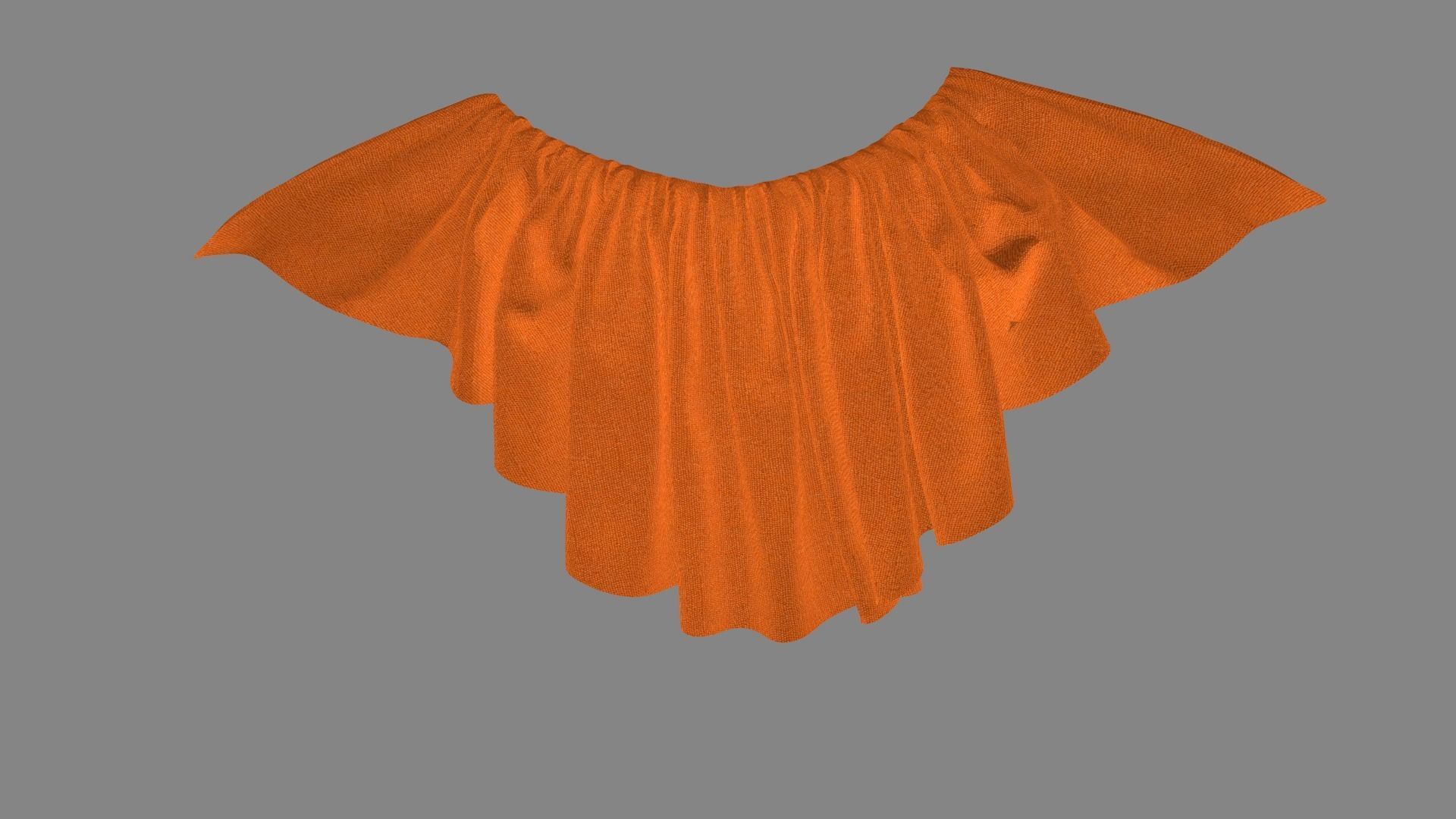 Dress collars scarves and necklaces decorated 3d models 3D model_4