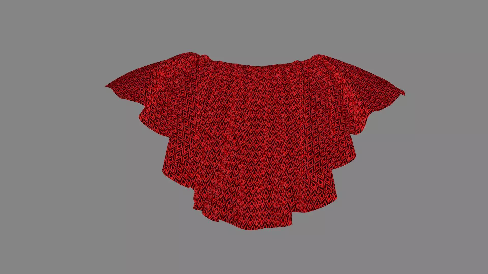 Dress collars scarves and necklaces decorated 3d models 3D model_0
