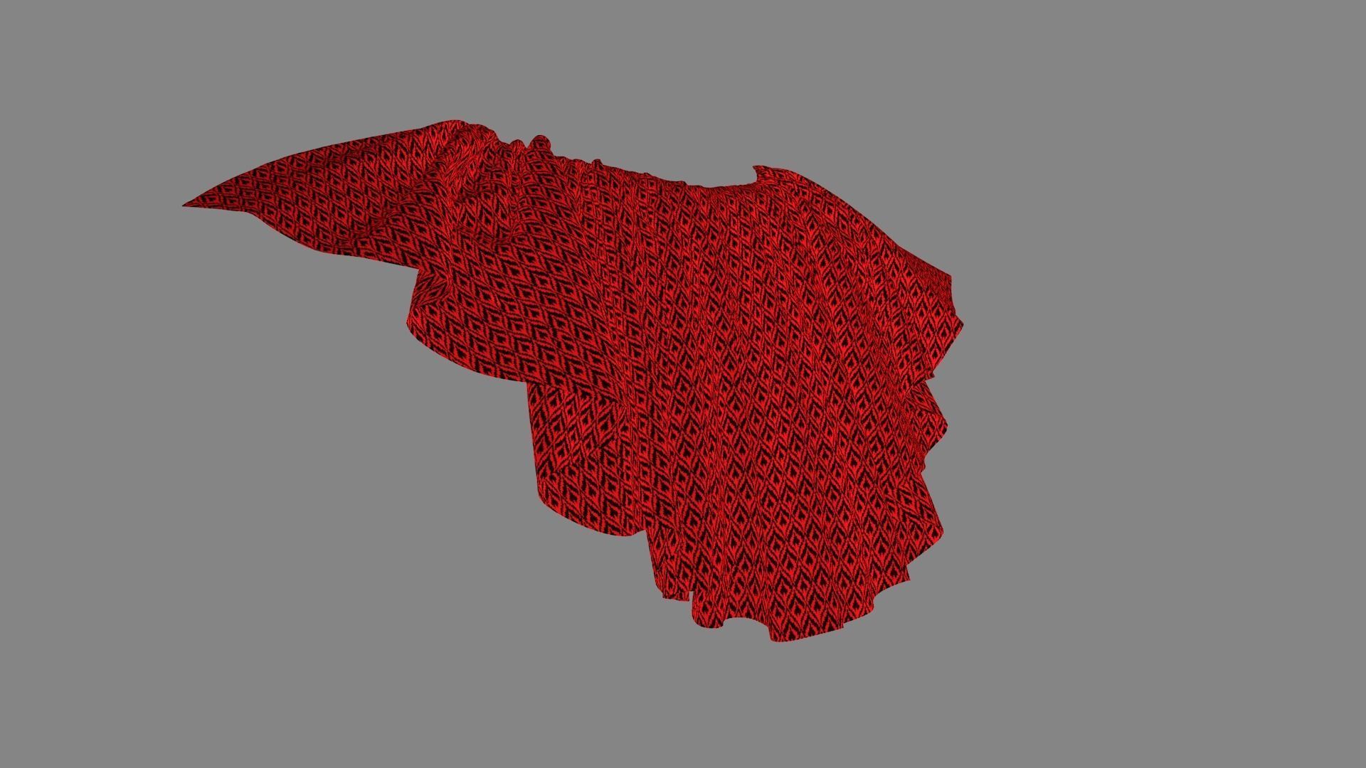 Dress collars scarves and necklaces decorated 3d models 3D model_6