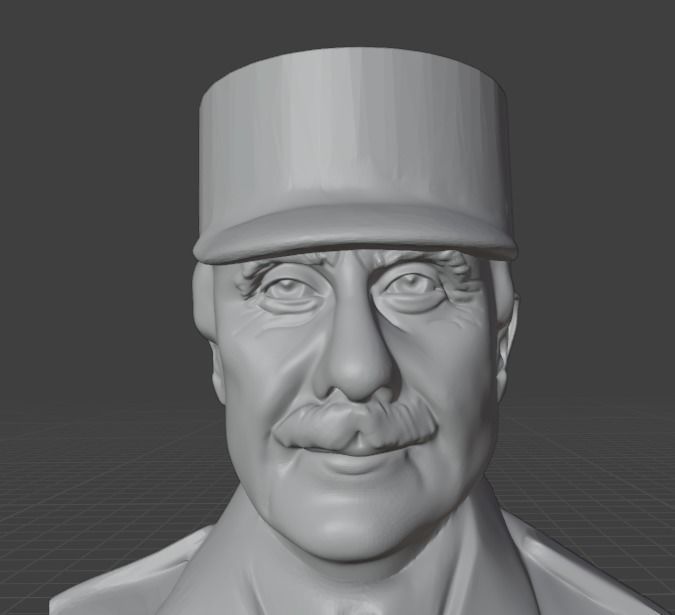 Philippe Petain 3D print model_5