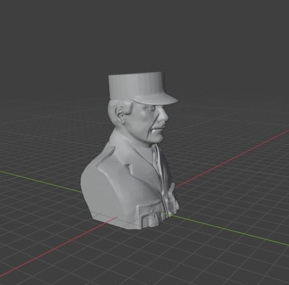 Philippe Petain 3D print model_9