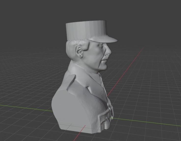 Philippe Petain 3D print model_2