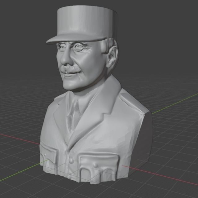 Philippe Petain 3D print model_13