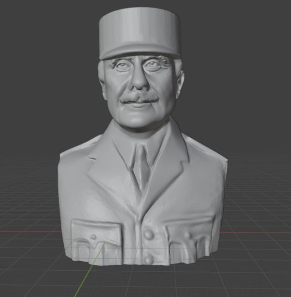 Philippe Petain 3D print model_1
