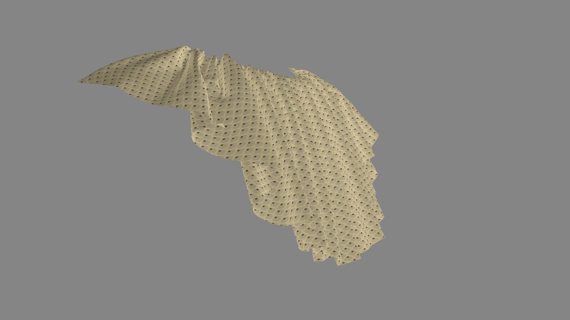 Dress collars scarves and necklaces decorated 3d models 3D model_6