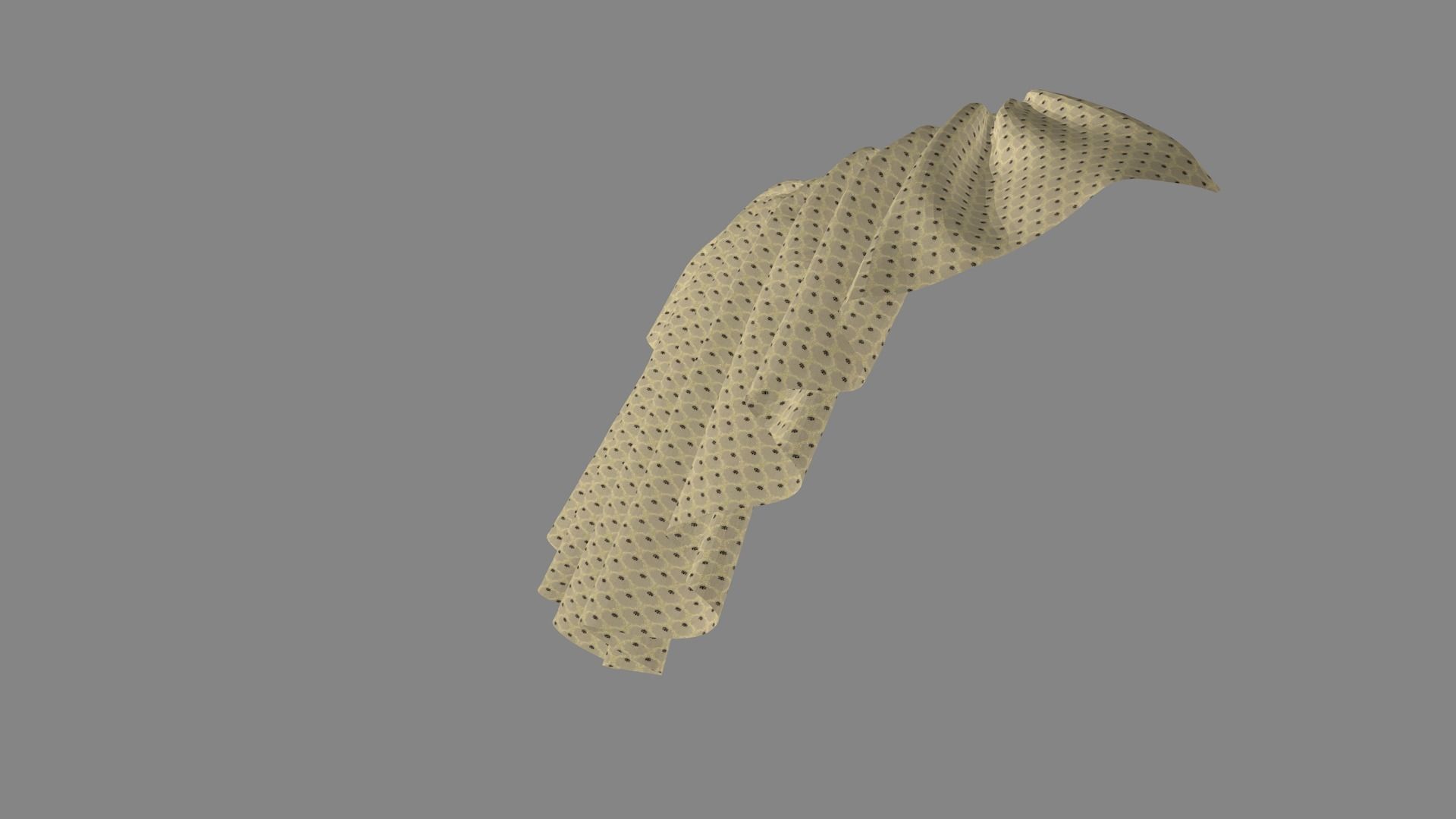 Dress collars scarves and necklaces decorated 3d models 3D model_2