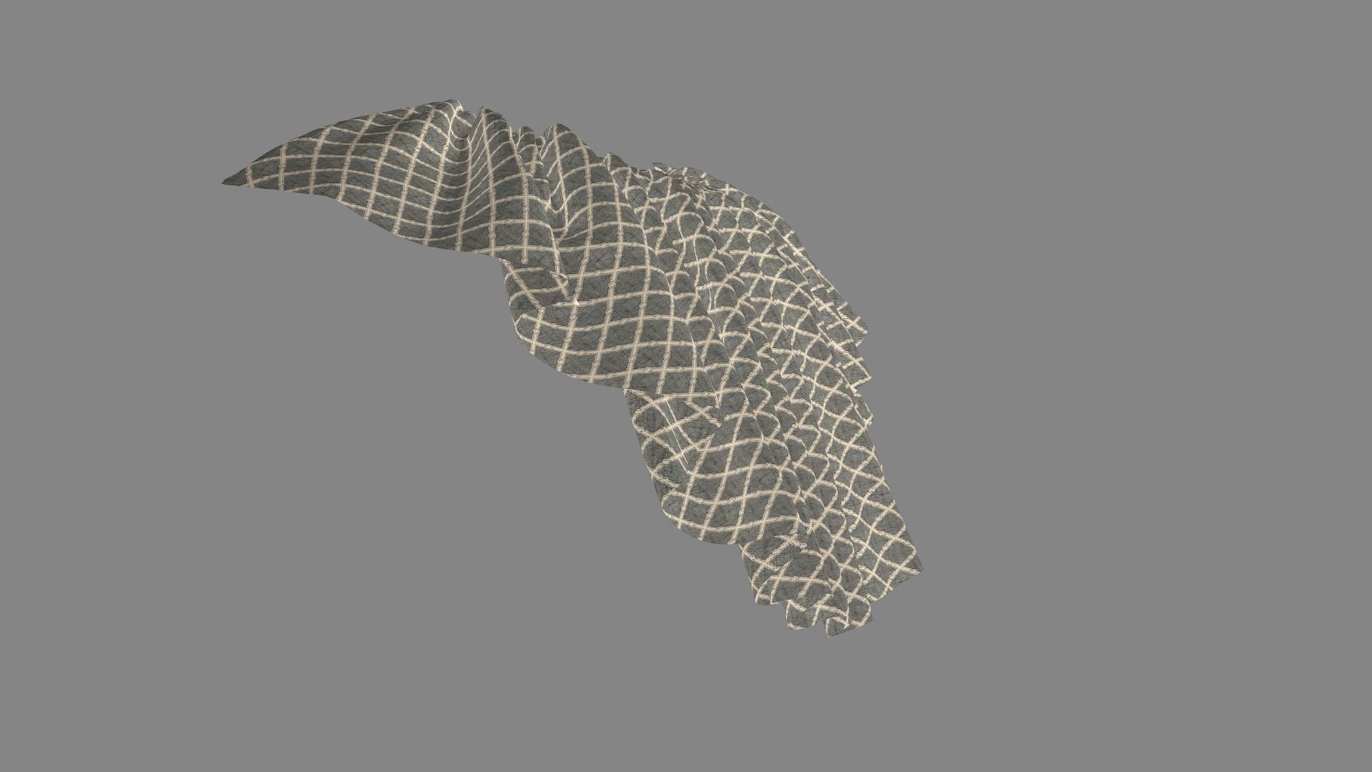 Dress collars scarves and necklaces decorated 3d models 3D model_6