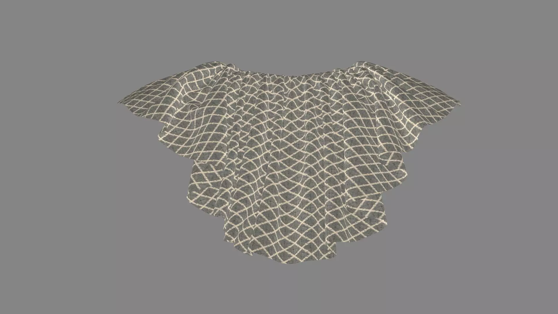 Dress collars scarves and necklaces decorated 3d models 3D model_0